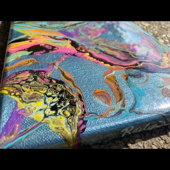 Original Fluidart/Abstract Painting - Picture 4 of 8